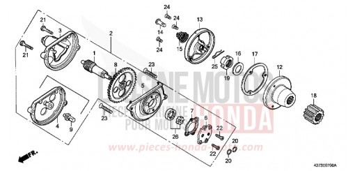OIL PUMP XL125SZ de 1979